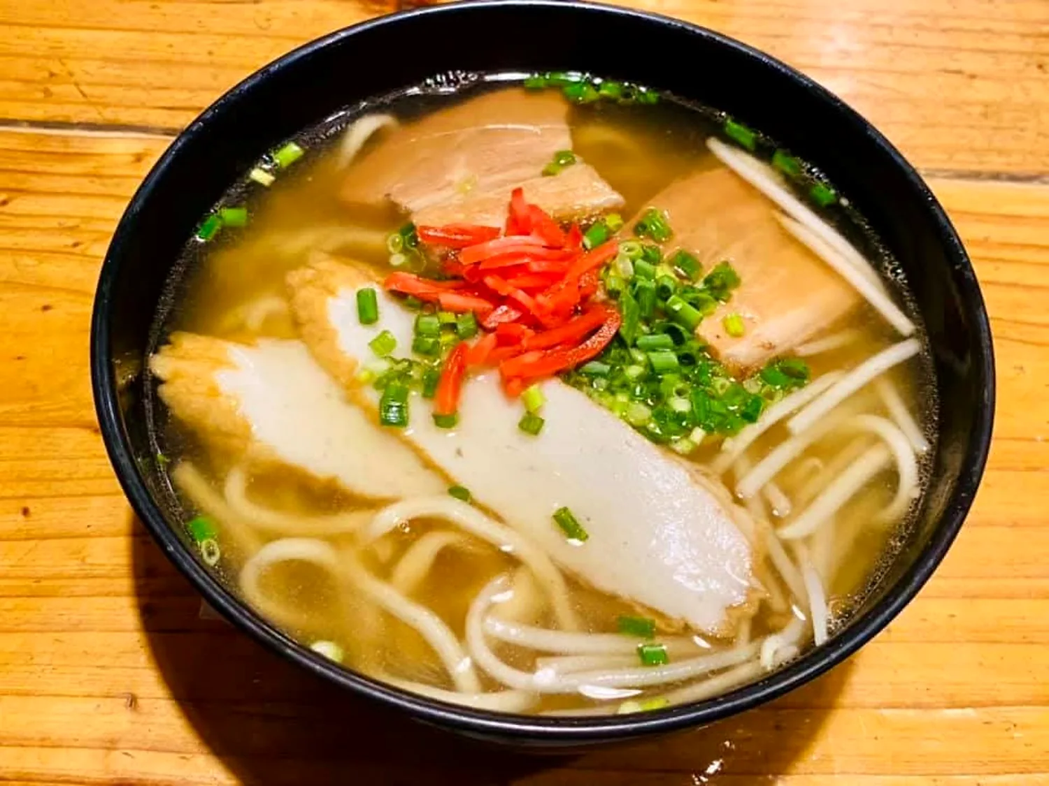 一本松の三枚肉そば