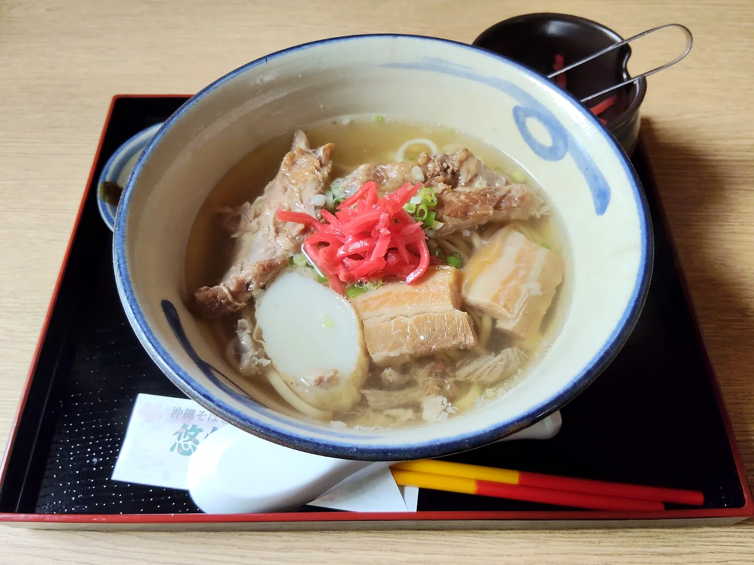 悠愉樹庵の沖縄そば